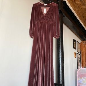 Baltic Born Sadie Velvet Maxi Dress
